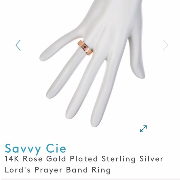 100% Authentic Savvy Cie Unisex Cross Ring - Picture 2 of 4